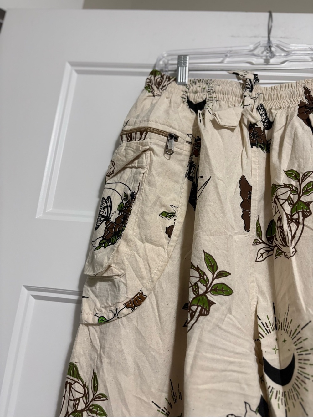 Wholesale Whimsy Goth Inspired Boho Hippie Unisex Baggy Pants L/Xl - Picture 3 of 16